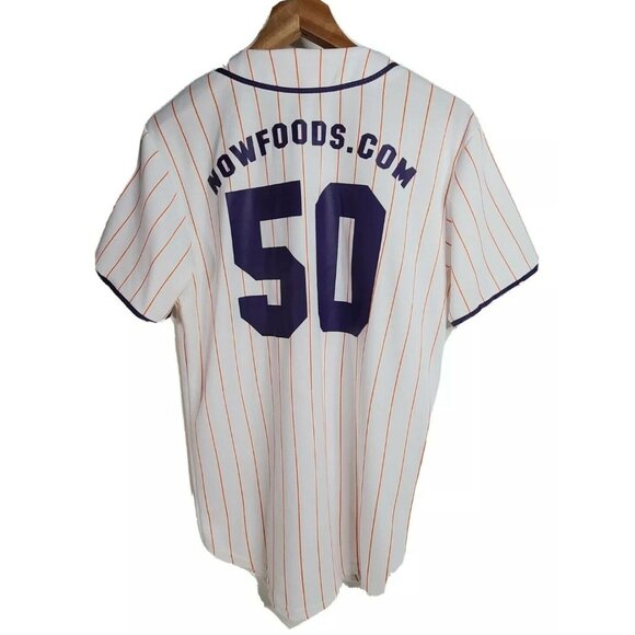 Now Foods Celebrating 50 Years Baseball Jersey Shirt Unisex M Medium - Picture 3 of 9